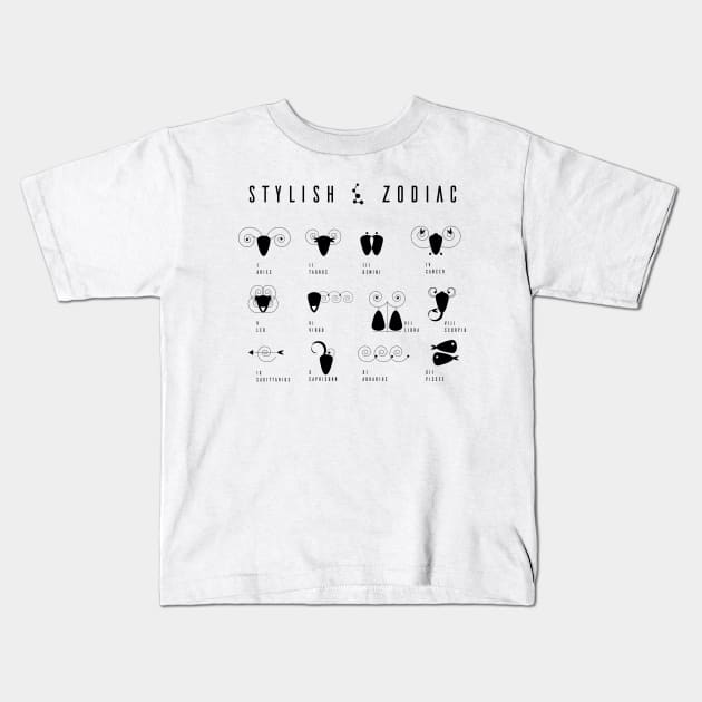 Zodiac Kids T-Shirt by serbinysik